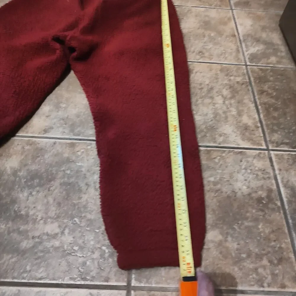 Jordan Red Fleece Pants Size L Large Sweatpants Vintage